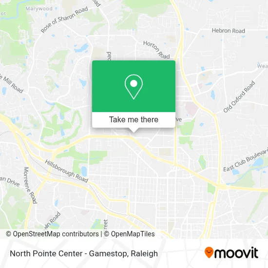 North Pointe Center - Gamestop map