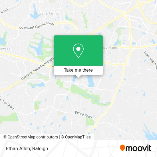 Ethan Allen map