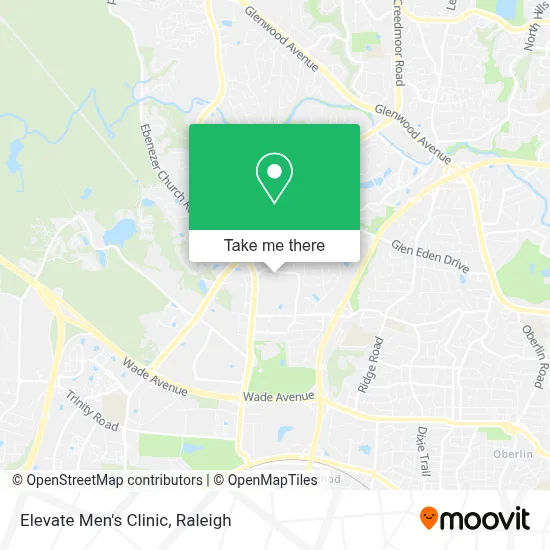 Elevate Men's Clinic map