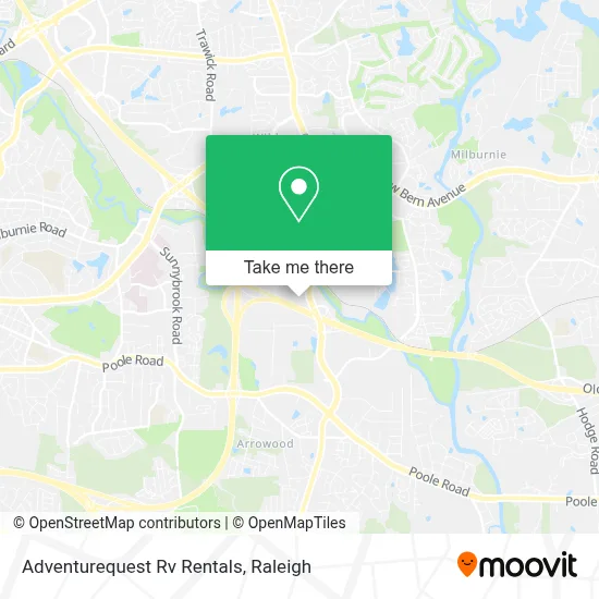 Adventurequest Rv Rentals map