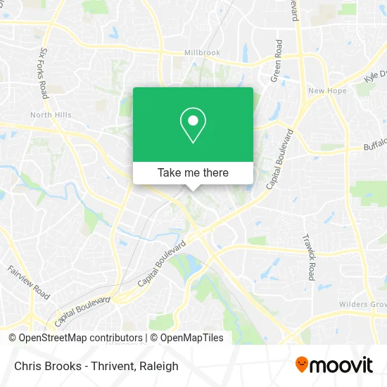 Chris Brooks - Thrivent map