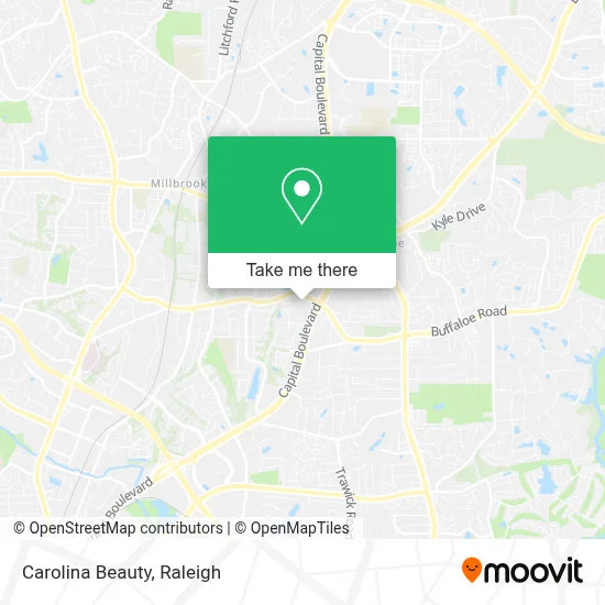 Carolina Beauty map