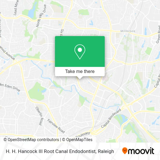H. H. Hancock III Root Canal Endodontist map