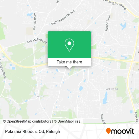 Pelashia Rhodes, Od map