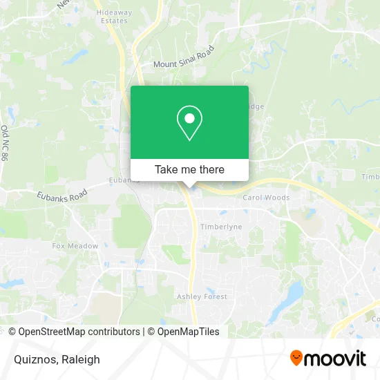 Quiznos map