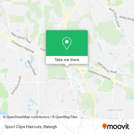 Sport Clips Haircuts map