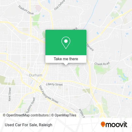 Used Car For Sale map