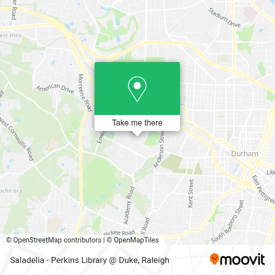 Saladelia - Perkins Library @ Duke map