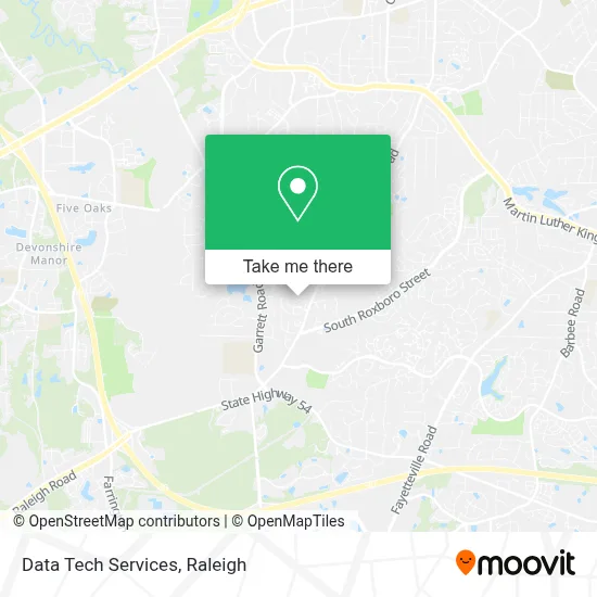Data Tech Services map