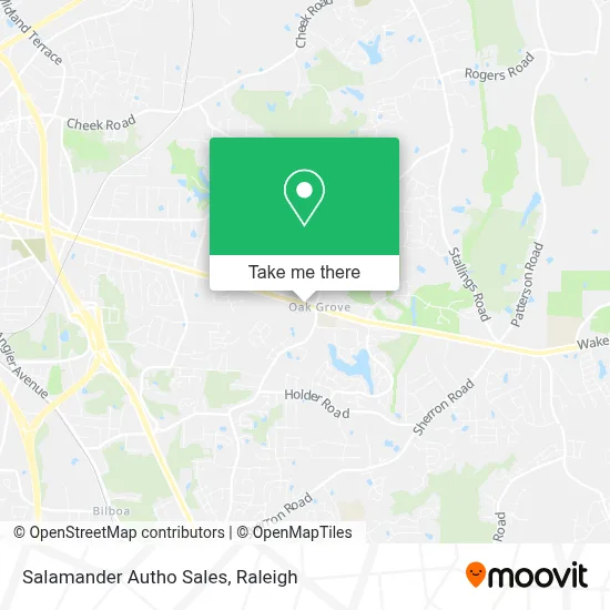 Salamander Autho Sales map