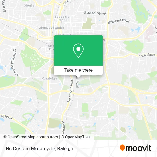 Nc Custom Motorcycle map