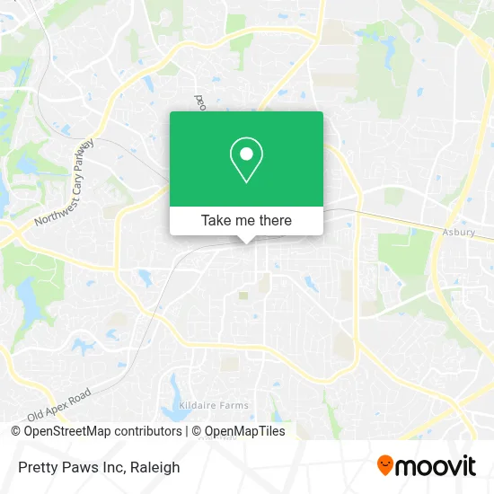 Pretty Paws Inc map