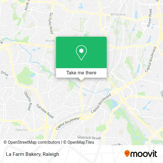 La Farm Bakery map