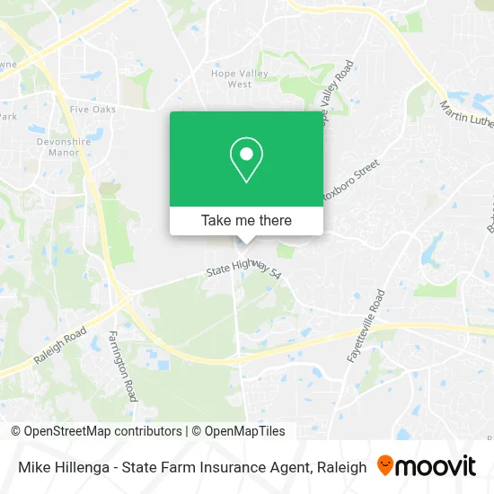 Mike Hillenga - State Farm Insurance Agent map