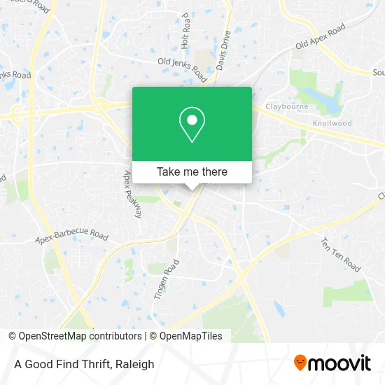 A Good Find Thrift map