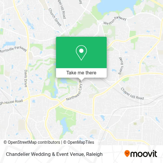 Chandelier Wedding & Event Venue map