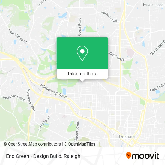 Eno Green - Design Build map