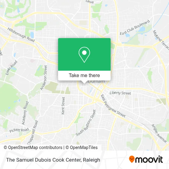 The Samuel Dubois Cook Center map