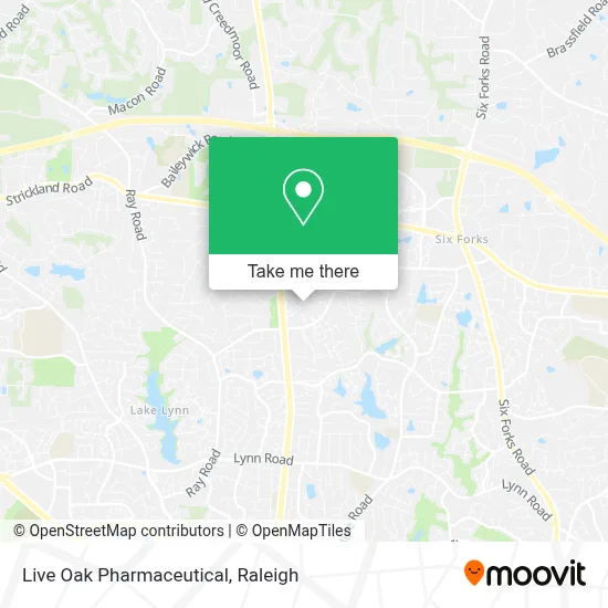 Live Oak Pharmaceutical map