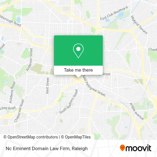 Nc Eminent Domain Law Firm map