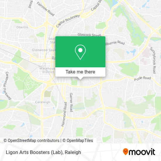 Ligon Arts Boosters (Lab) map