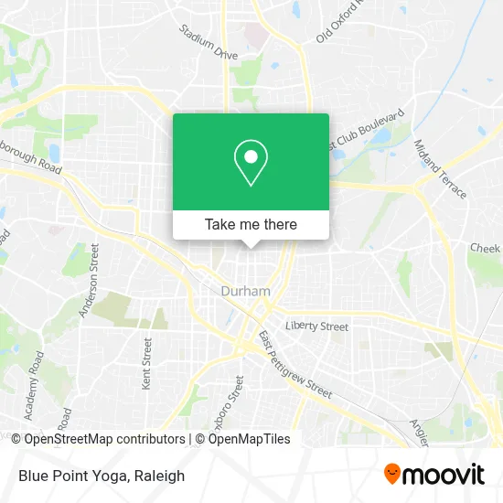 Blue Point Yoga map