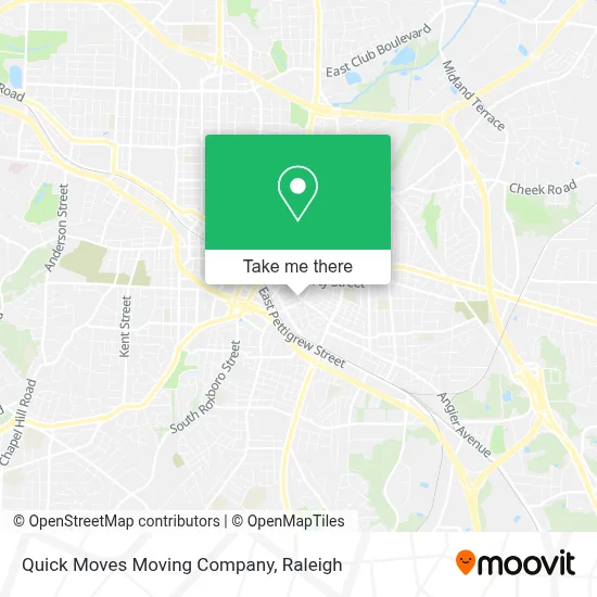 Quick Moves Moving Company map