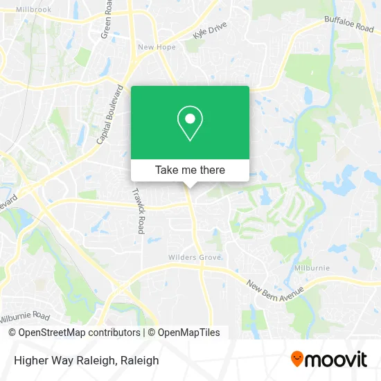 Higher Way Raleigh map
