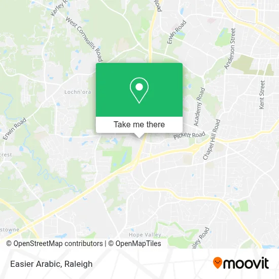 Easier Arabic map