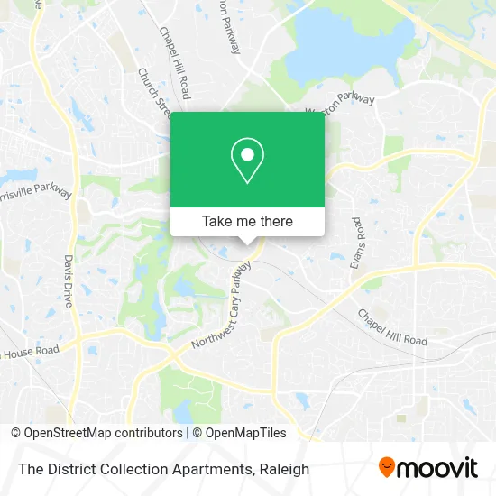 The District Collection Apartments map