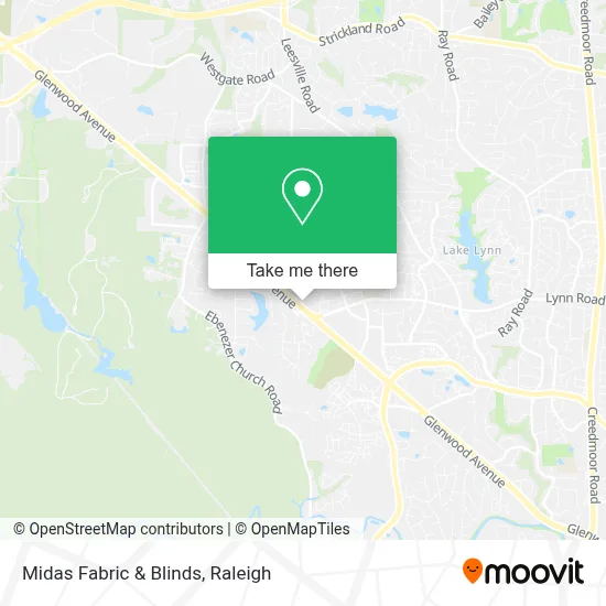 Midas Fabric & Blinds map