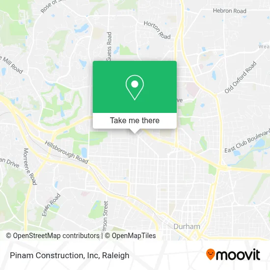 Pinam Construction, Inc map