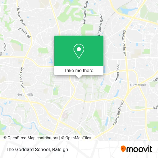 The Goddard School map