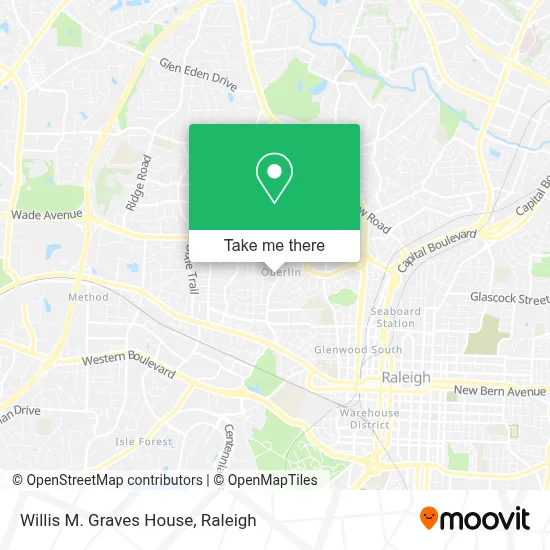 Willis M. Graves House map