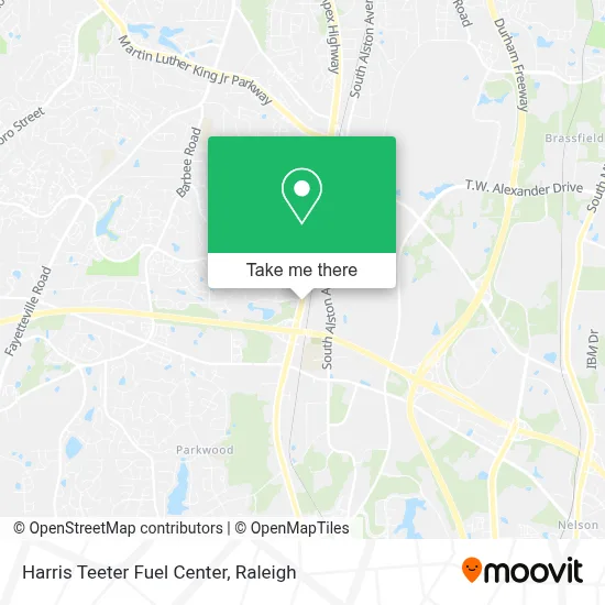 Harris Teeter Fuel Center map