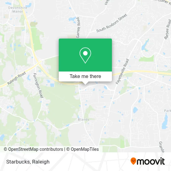 Starbucks map