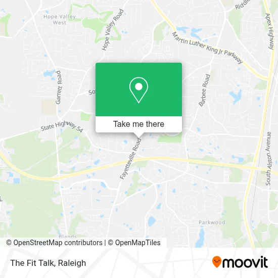 The Fit Talk map