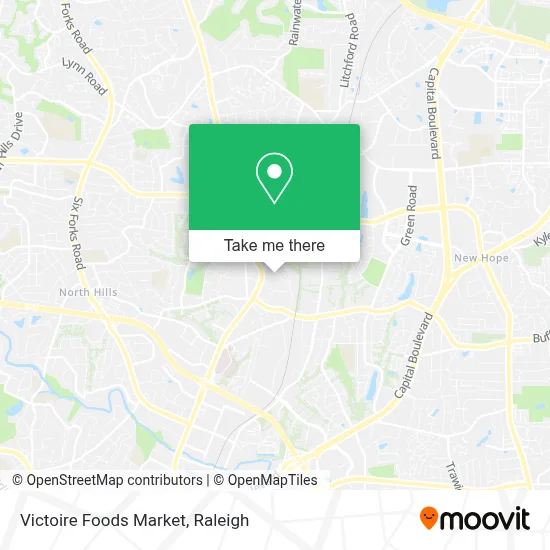Victoire Foods Market map