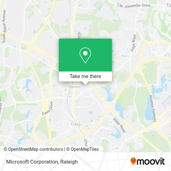 Microsoft Corporation map
