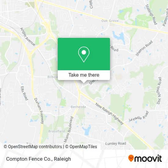 Compton Fence Co. map