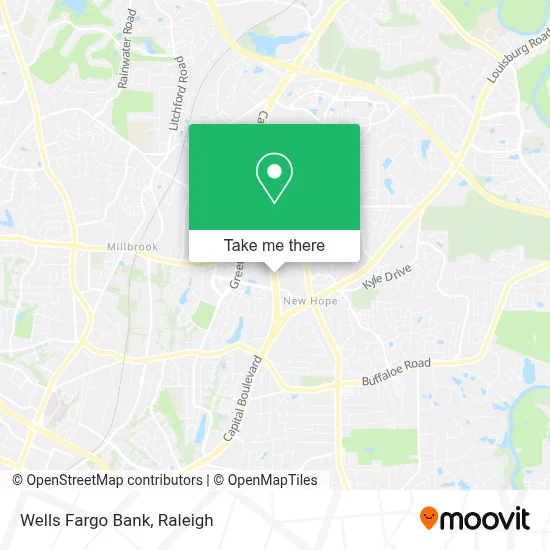 Wells Fargo Bank map