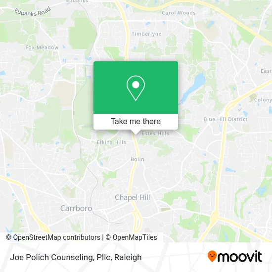 Joe Polich Counseling, Pllc map
