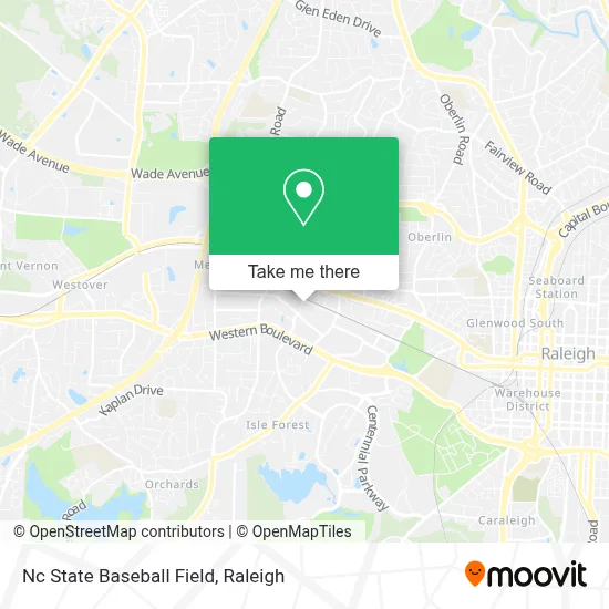 Nc State Baseball Field map