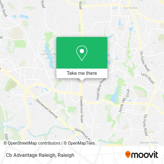 Cb Advantage Raleigh map