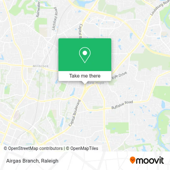 Airgas Branch map