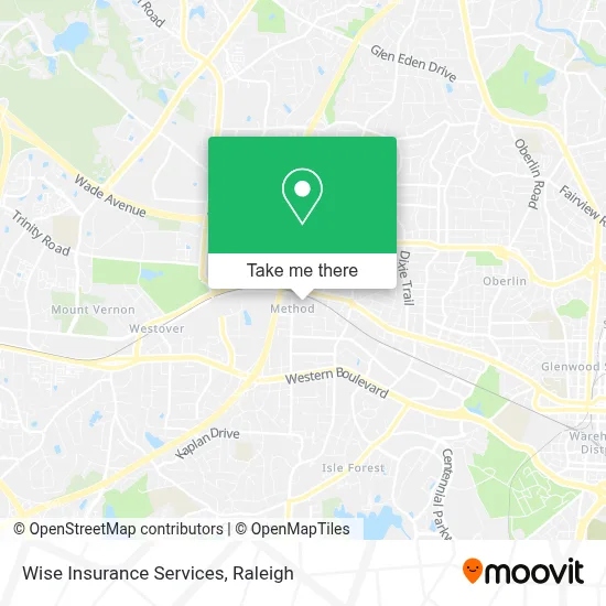 Wise Insurance Services map