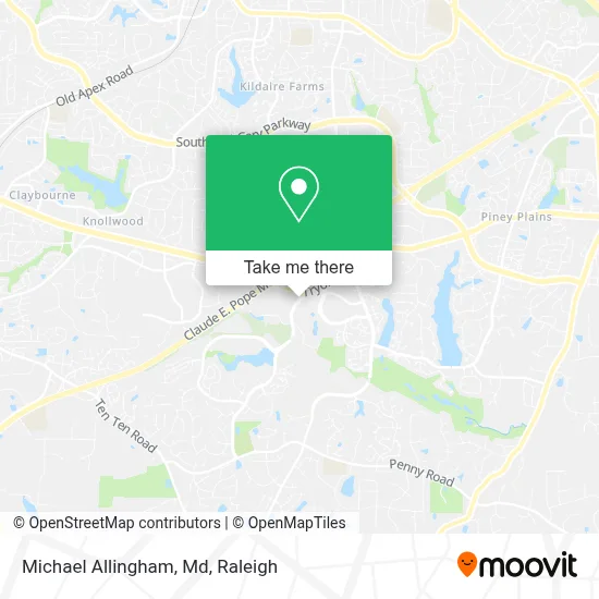 Michael Allingham, Md map