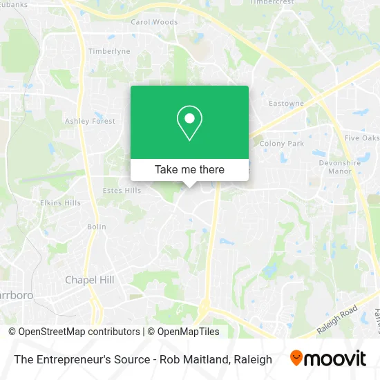The Entrepreneur's Source - Rob Maitland map