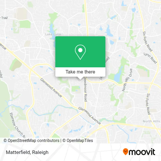 Matterfield map