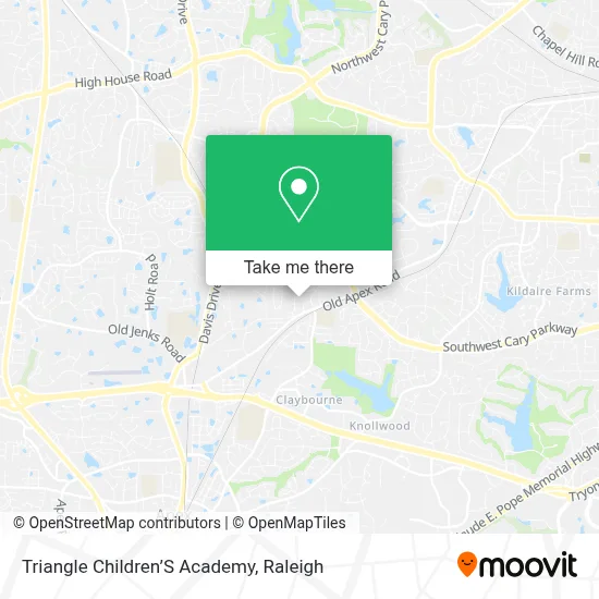 Triangle Children’S Academy map